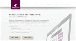 Desktop Screenshot of mediagroupperformance.com